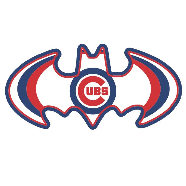 Chicago Cubs Batman Logo iron on transfers